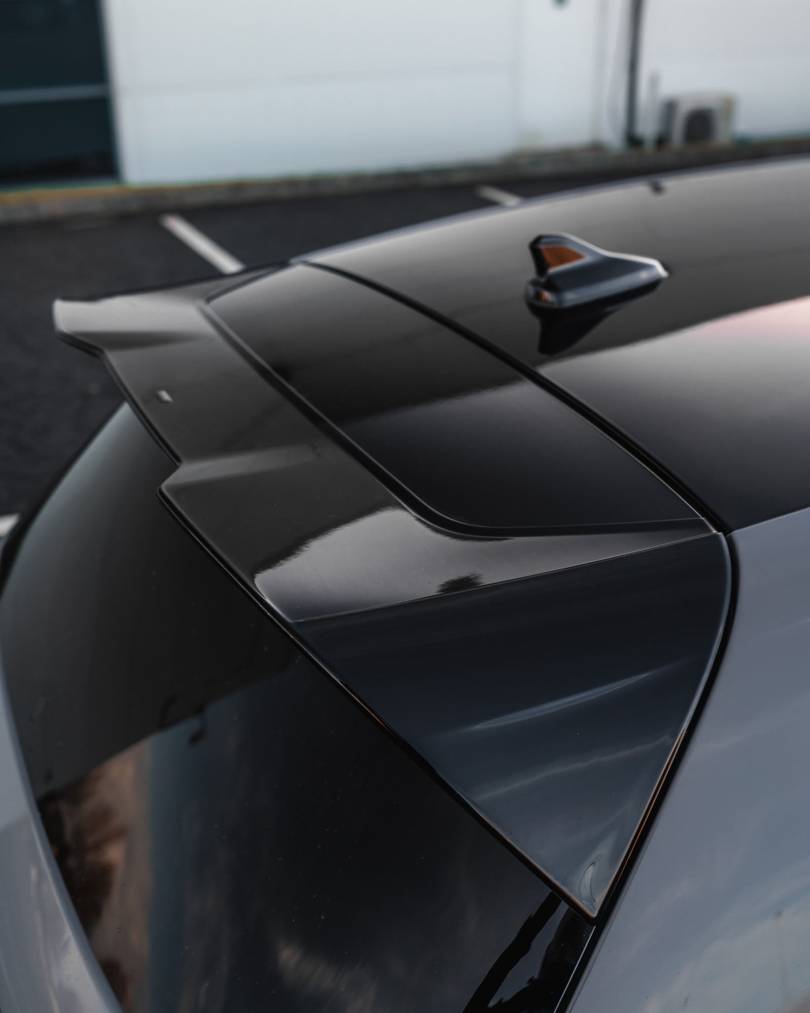 VW Golf R - Line / GTI / R / GTD / GTE Mk8 & Mk8.5 EVO - 1 Gloss Black Rear Spoiler by ZAERO (2020+) - Evolve Automotive