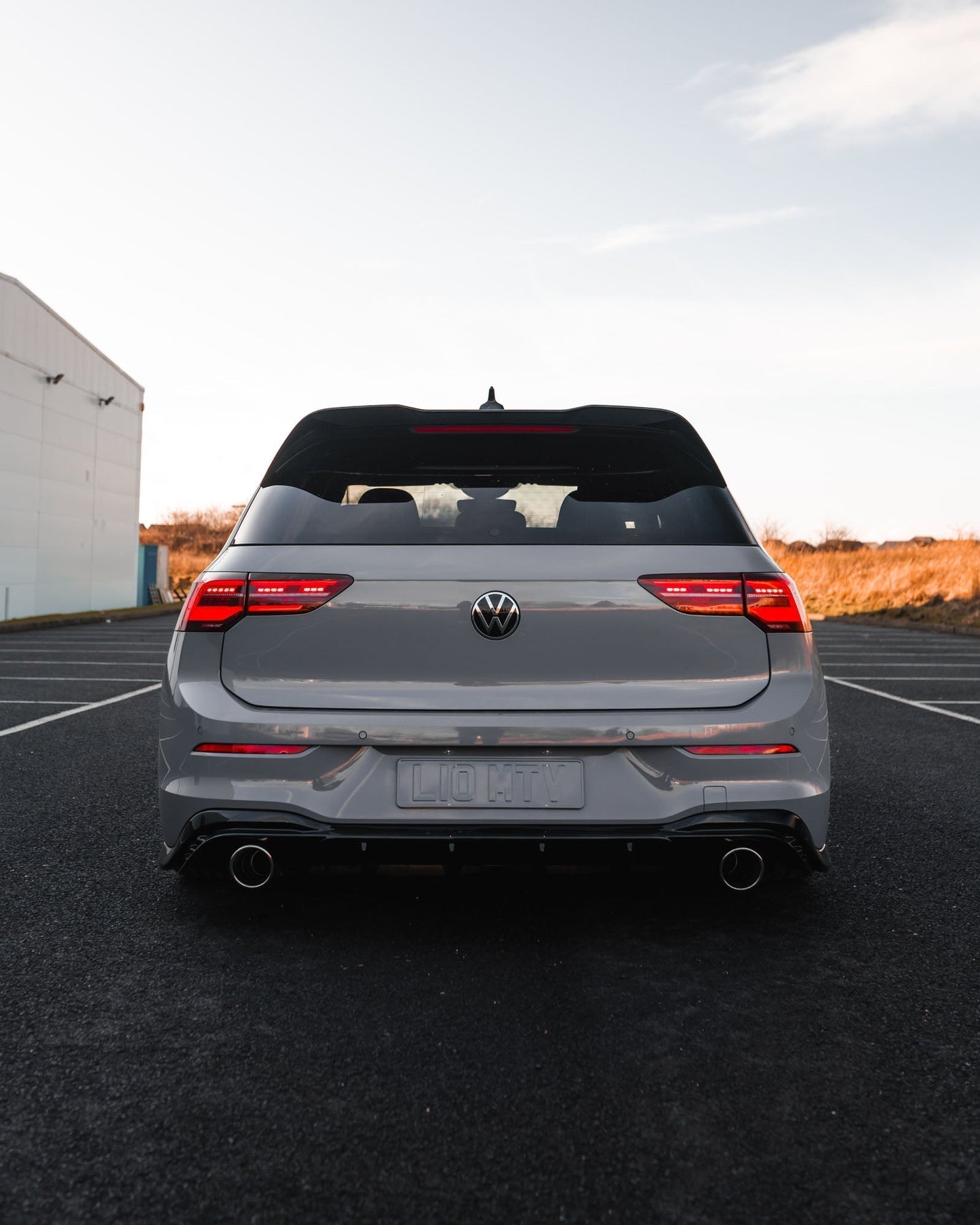 VW Golf R - Line / GTI / R / GTD / GTE Mk8 & Mk8.5 EVO - 1 Gloss Black Rear Spoiler by ZAERO (2020+) - Evolve Automotive